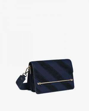 Women's Strathberry East/Wes Crossbody Bags Navy | 2413790-LX