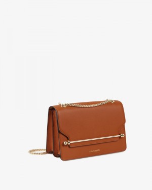 Women's Strathberry East/West Crossbody Bags Brown | 3127548-QX