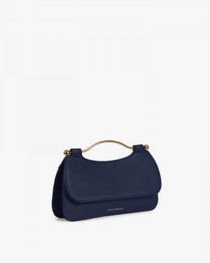 Women's Strathberry Harmony Clutch Bag Navy | 3401985-JO