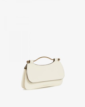 Women's Strathberry Harmony Shoulder Bags Cream | 2786509-WM