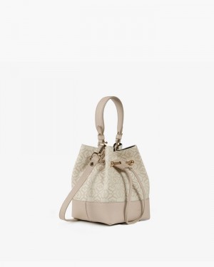 Women's Strathberry Lana Osette Bucket Bags Beige | 9186245-CK