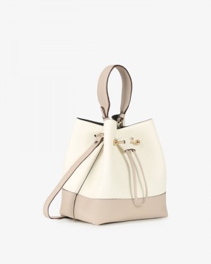 Women's Strathberry Lana Osette Midi handbag White | 1573068-KQ