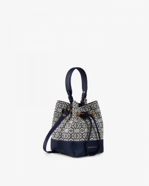 Women's Strathberry Lana Osette handbag Navy | 4213075-QU