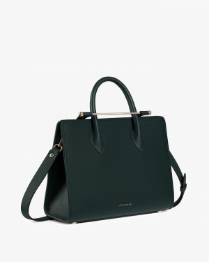 Women's Strathberry Midi Tote Bags Green | 0849613-EN