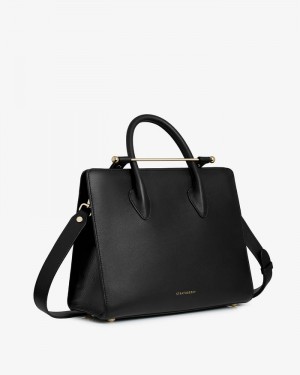 Women's Strathberry Midi handbag Black | 0798256-OP