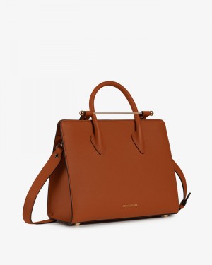 Women's Strathberry Midi handbag Brown | 0937462-GB