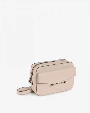 Women's Strathberry Mosaic Crossbody Bags Beige | 9573682-KD