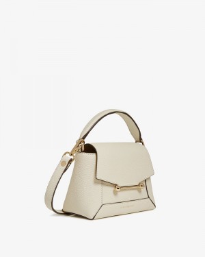 Women's Strathberry Mosaic Nan handbag Cream | 2849035-MZ