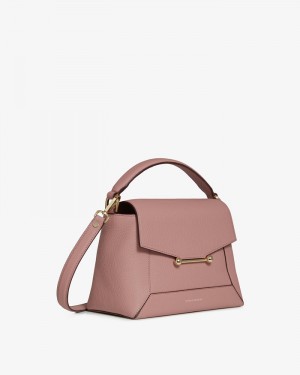 Women's Strathberry Mosaic Shoulder Bags Pink | 4615780-VU