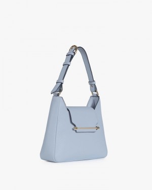 Women's Strathberry Multrees Hobo Shoulder Bags Blue | 0914583-ZN