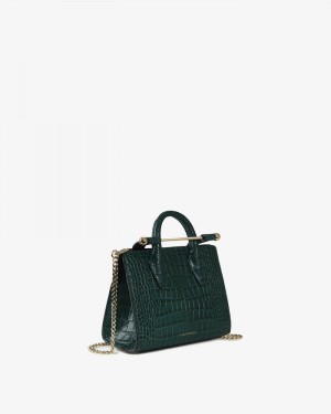 Women's Strathberry Nano Tote Bags Green | 6210345-ZU