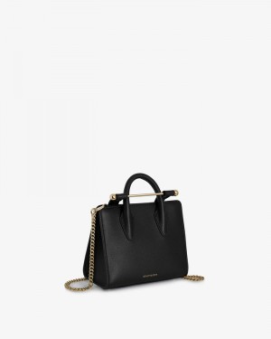 Women's Strathberry Nano handbag Black | 7108953-EW