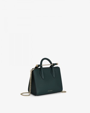 Women's Strathberry Nano handbag Green | 1350896-WE