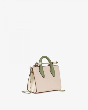 Women's Strathberry Nano handbag White | 1265734-GX