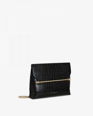 Women's Strathberry Stylist Clutch Bag Black | 6573812-YL