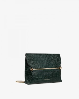 Women's Strathberry Stylist Clutch Bag Green | 3274681-MA