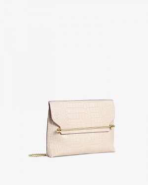 Women's Strathberry Stylist Crossbody Bags Beige / Cream | 5214769-LI