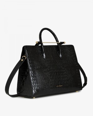 Women's Strathberry handbag Black | 0127964-BZ