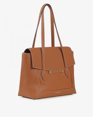 Women's Strathberry handbag Brown | 0389214-NS