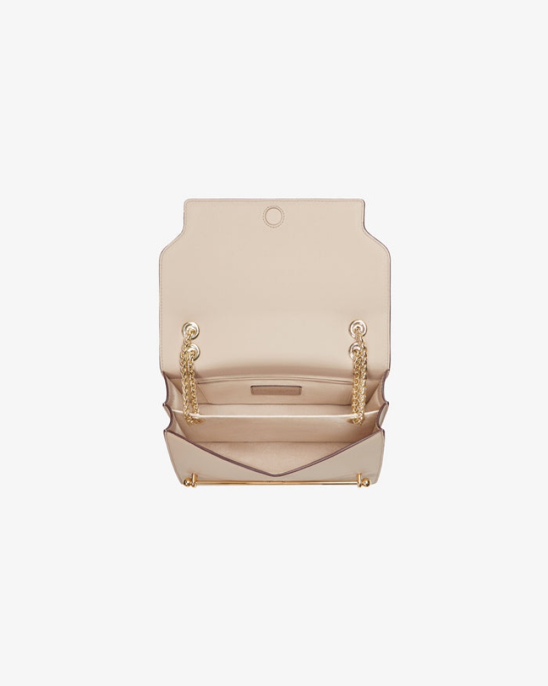 Women's Strathberry East/West Crossbody Bags Beige | 6574293-FM