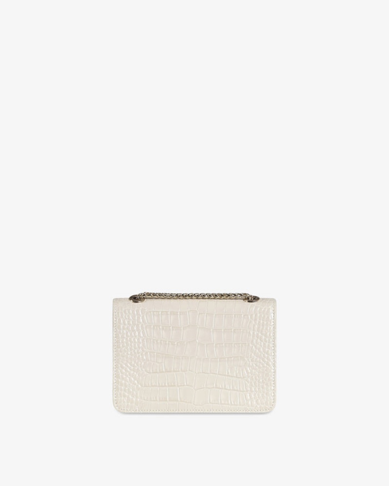 Women's Strathberry East/West Mini Crossbody Bags Cream | 2719840-OG