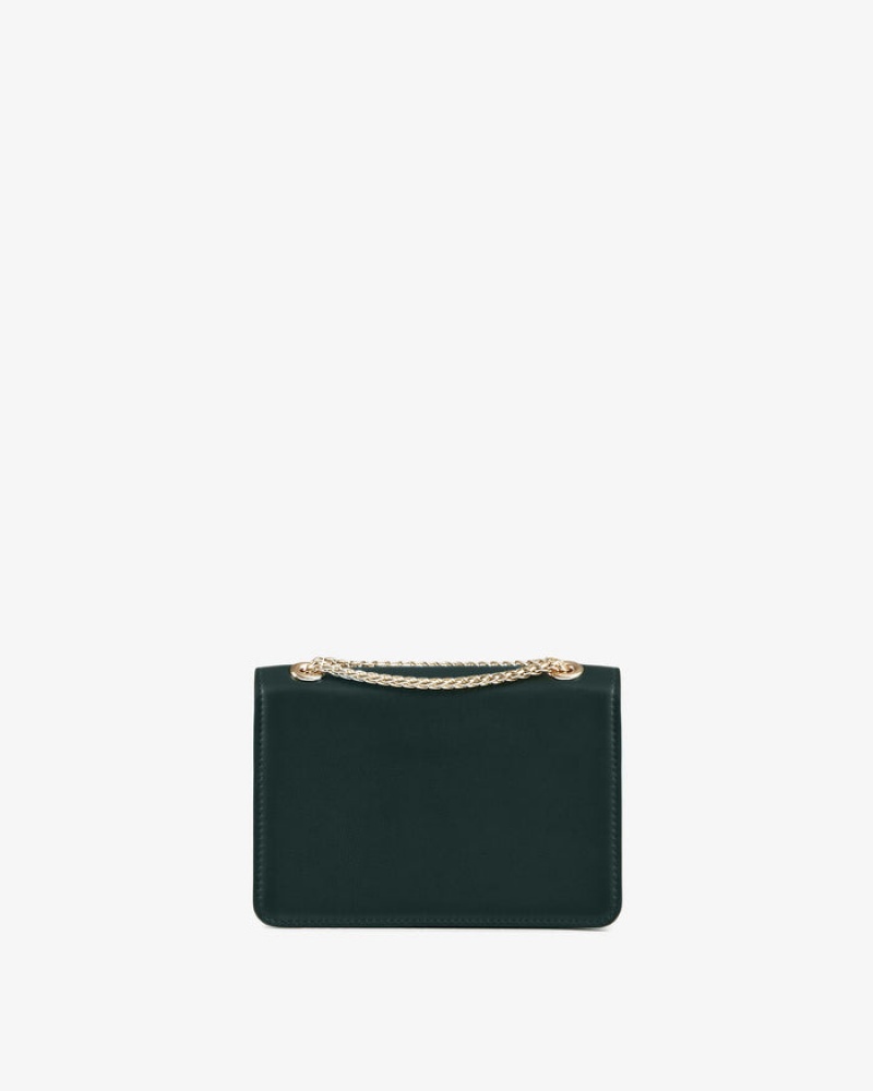 Women's Strathberry East/West Mini Crossbody Bags Green | 1207683-EU