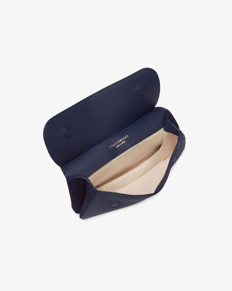 Women's Strathberry Harmony Clutch Bag Navy | 3401985-JO