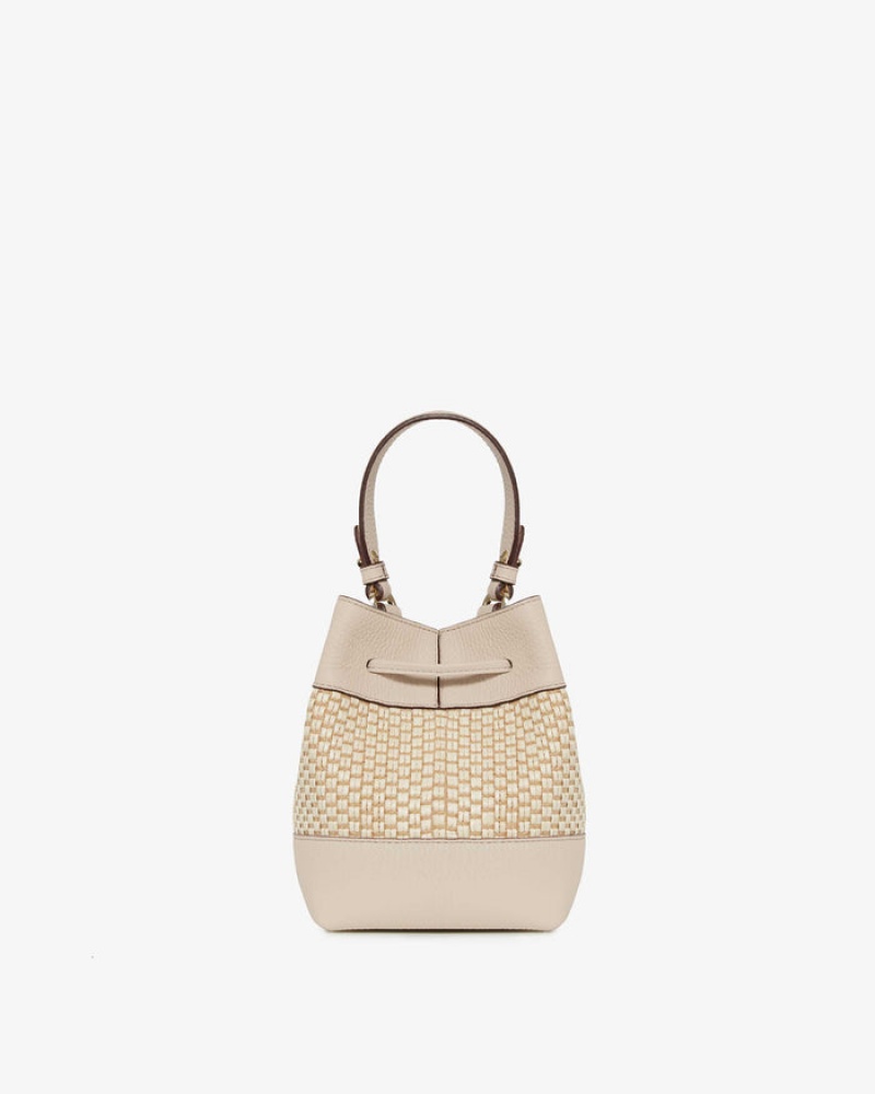 Women's Strathberry Lana Osette Bucket Bags Beige | 5970341-IH