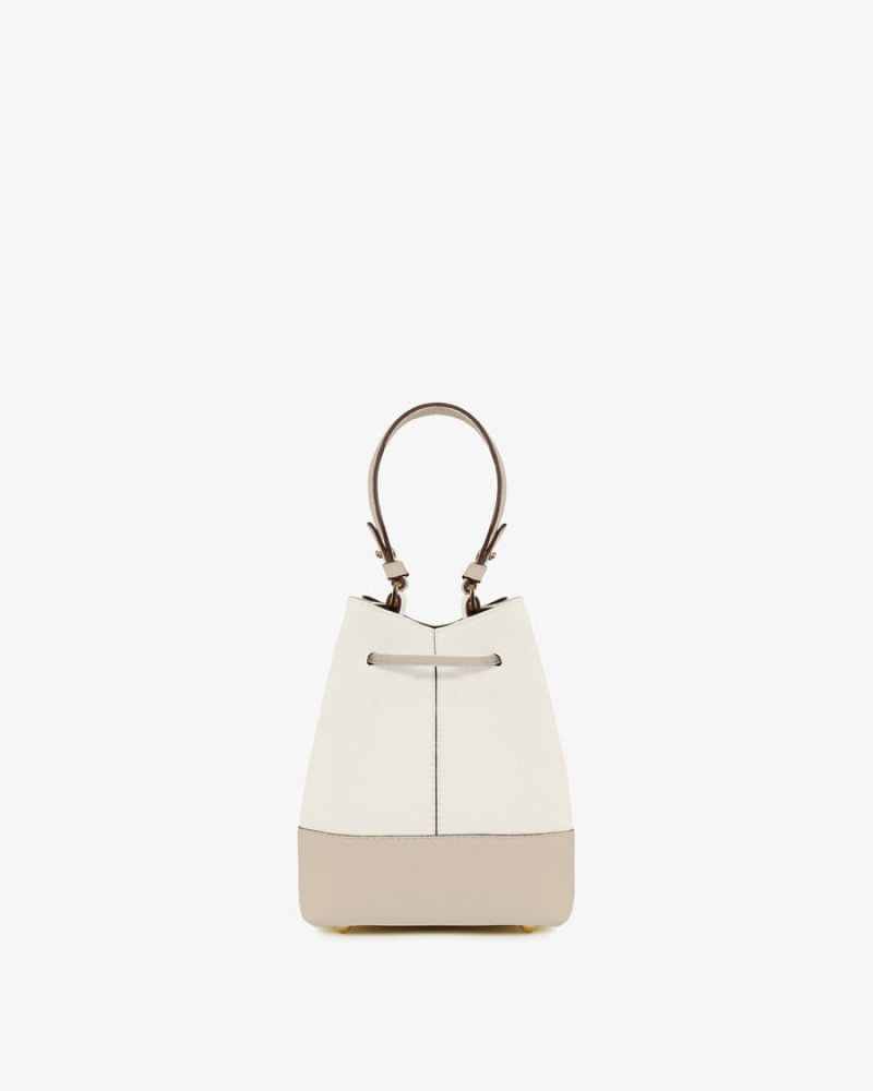 Women's Strathberry Lana Osette Bucket Bags White | 8127659-EO