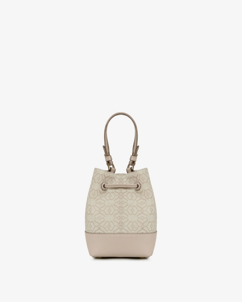 Women's Strathberry Lana Osette Bucket Bags Beige | 9186245-CK