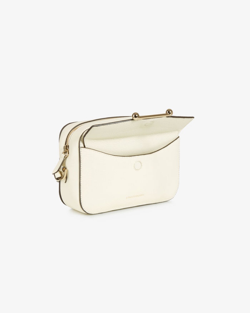 Women's Strathberry Mosaic Crossbody Bags Cream | 4281509-AG