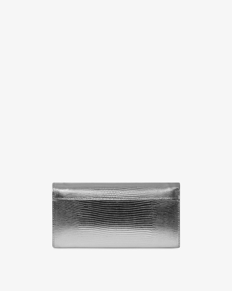 Women's Strathberry Multrees Chain Wallet Silver | 7450926-MX