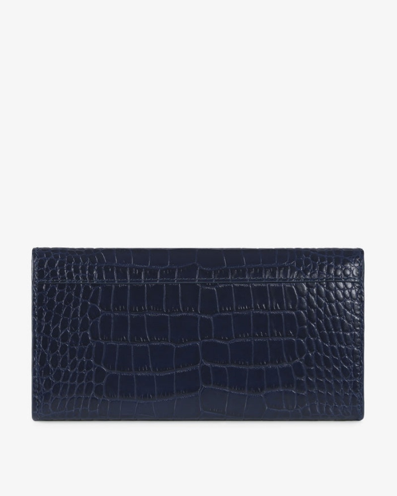 Women's Strathberry Multrees Chain Wallet Navy | 3564709-XB