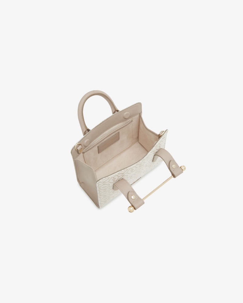 Women's Strathberry Nano handbag Beige | 2870539-WC