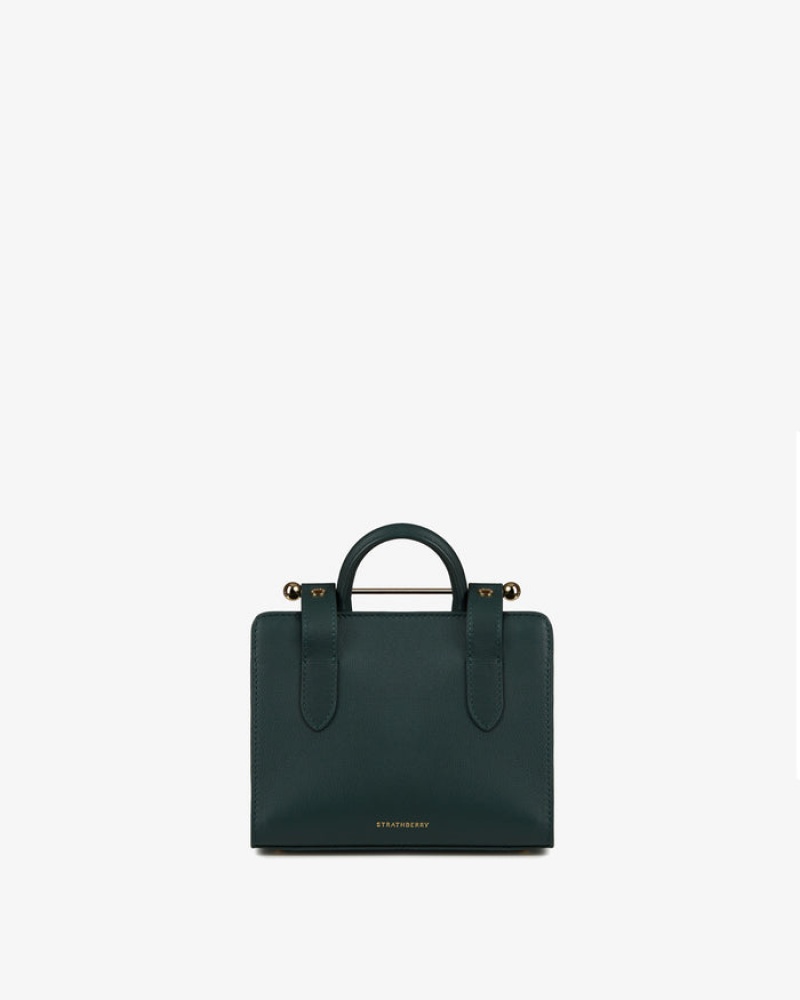 Women's Strathberry Nano handbag Green | 0639485-EM