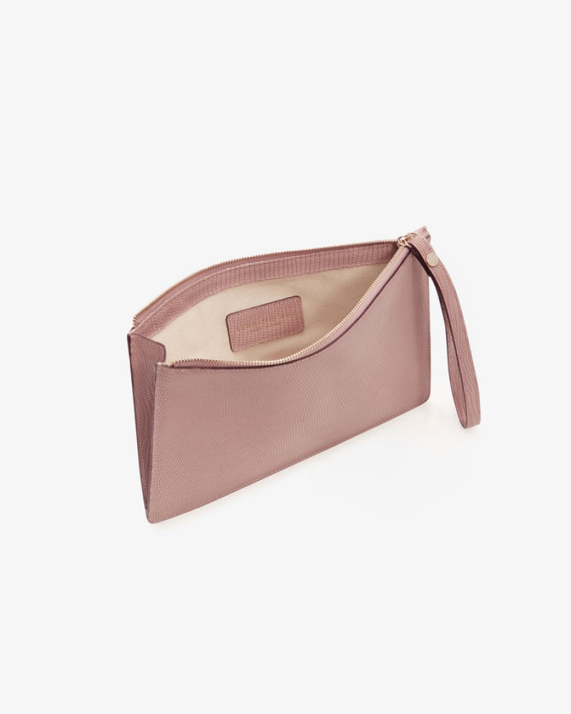 Women's Strathberry Pouch on a Chain Clutch Bag Pink | 5019874-PQ