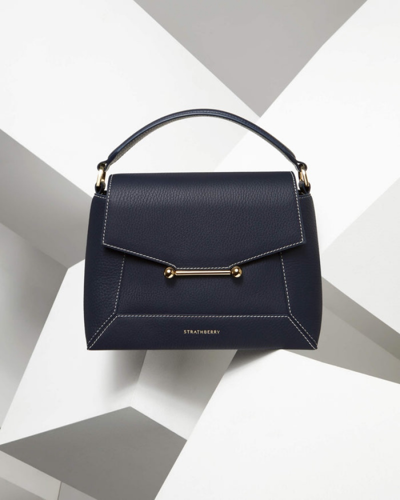 Women's Strathberry handbag Navy | 0574681-TX